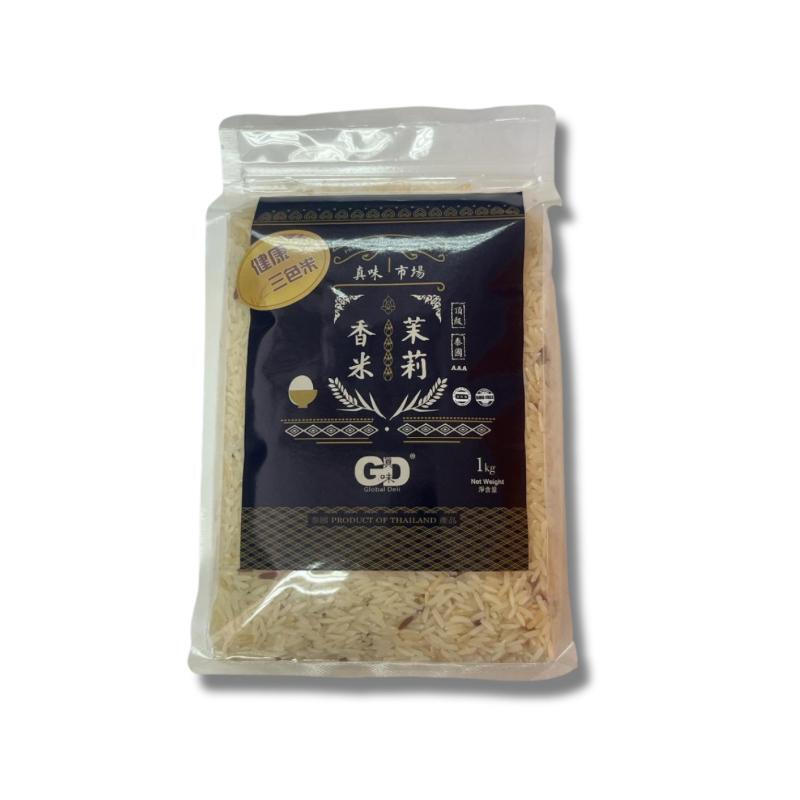 #2046 健康三色米 (茉莉香米+紅米+糙米) 1公斤裝