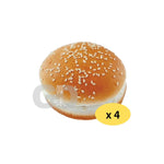 Load image into Gallery viewer, #1279 經典漢堡麵包 ( 60g x 4 )
