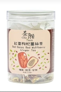#T3702 紅棗枸杞薑絲茶 48克 (12包) Red Dates Red Wolfberry Ginger Tea  48g