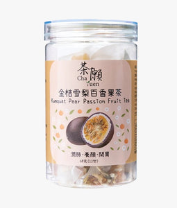 #T3708 金桔雪梨百香果茶  60克 (12包) Kumquat Pear Passion Fruit Tea 60g