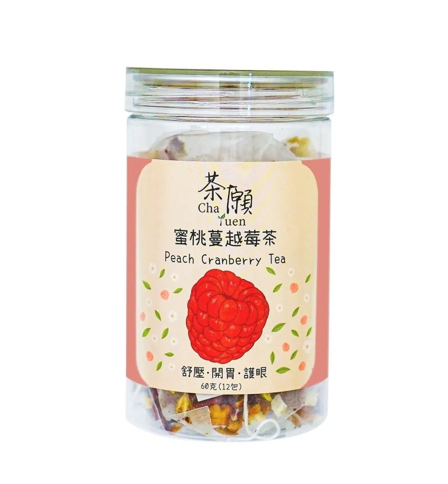 #T3711 蜜桃蔓越莓茶 60克 (12包) Peach Cranberry Tea 60g