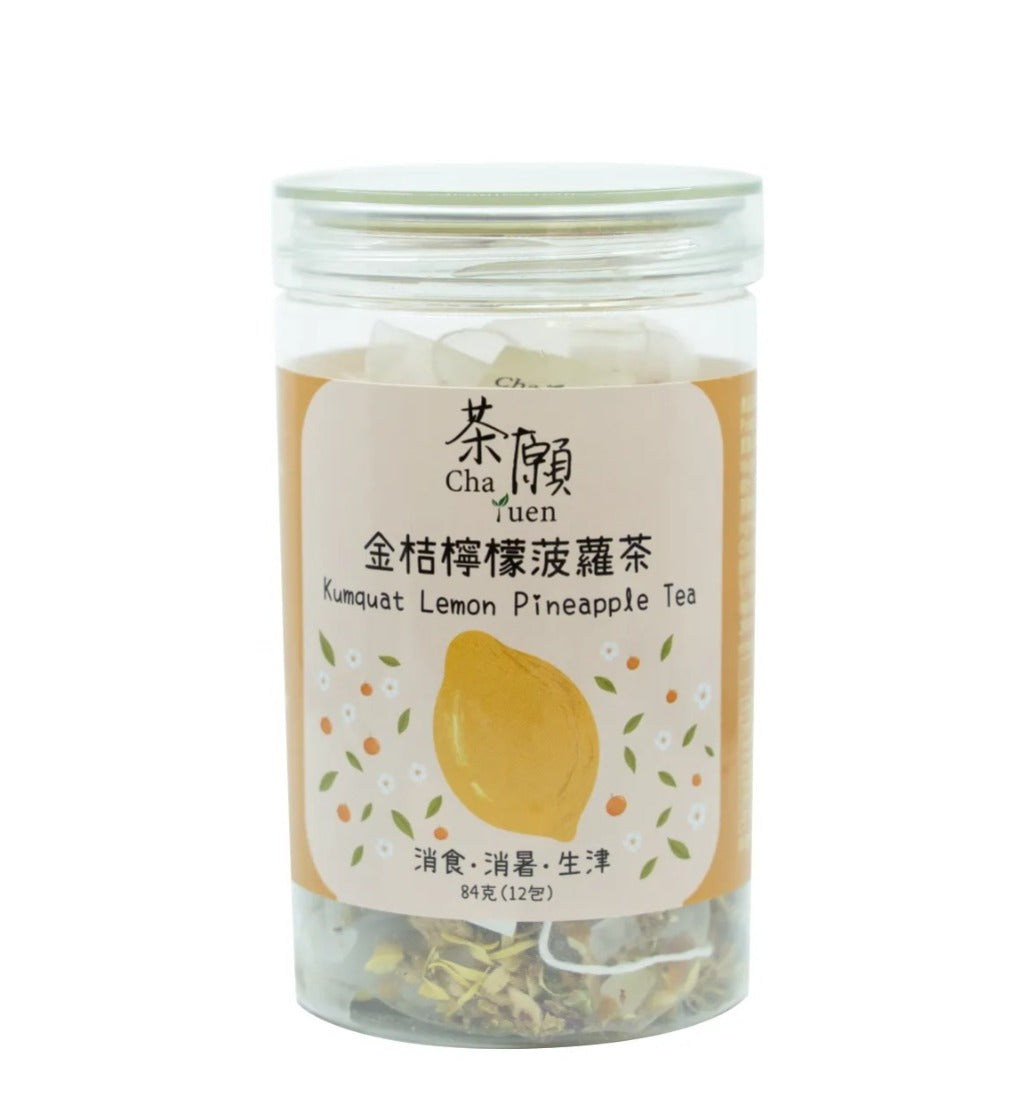 #T3727 金桔檸檬菠蘿茶  84克 (12包) Kumquat Lemon Pineapple Tea 84g