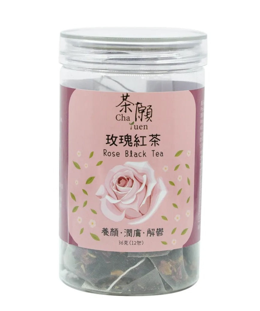 #T3729 玫瑰紅茶  36克 (12包) Rose Black Tea 36g