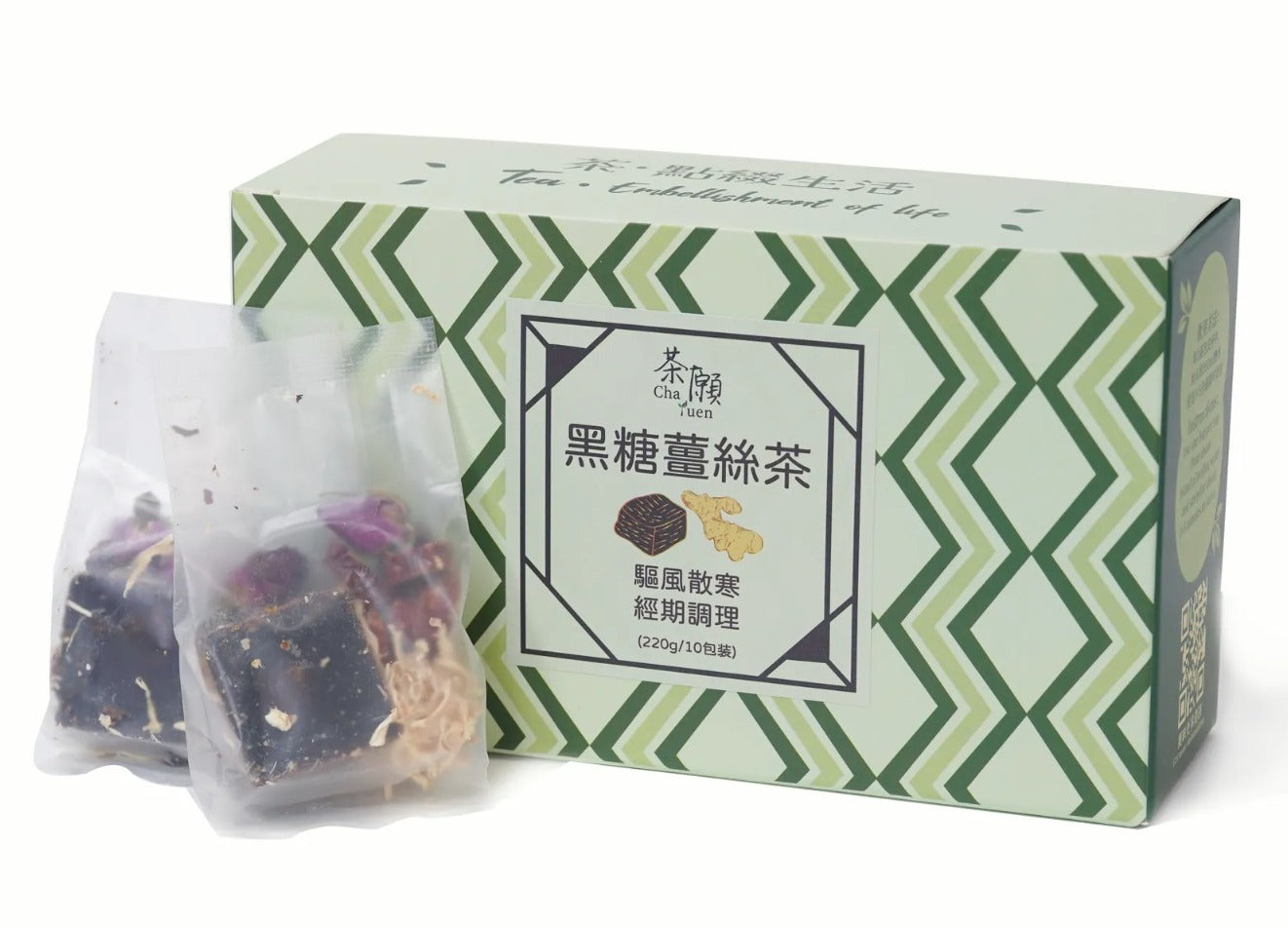 #T3758 黑糖薑絲茶 220克 (10包) Brown Sugar Ginger Tea 220G
