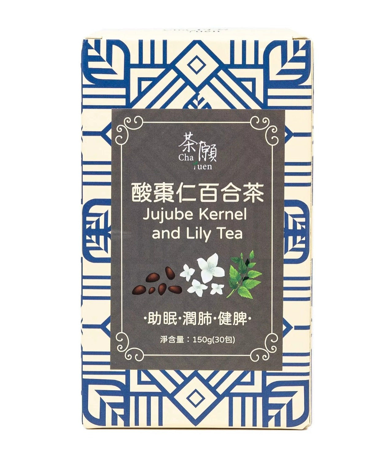 #T3771 酸棗仁百合茶  150克 (30包) Jujube Kernel and Lily Tea 150g