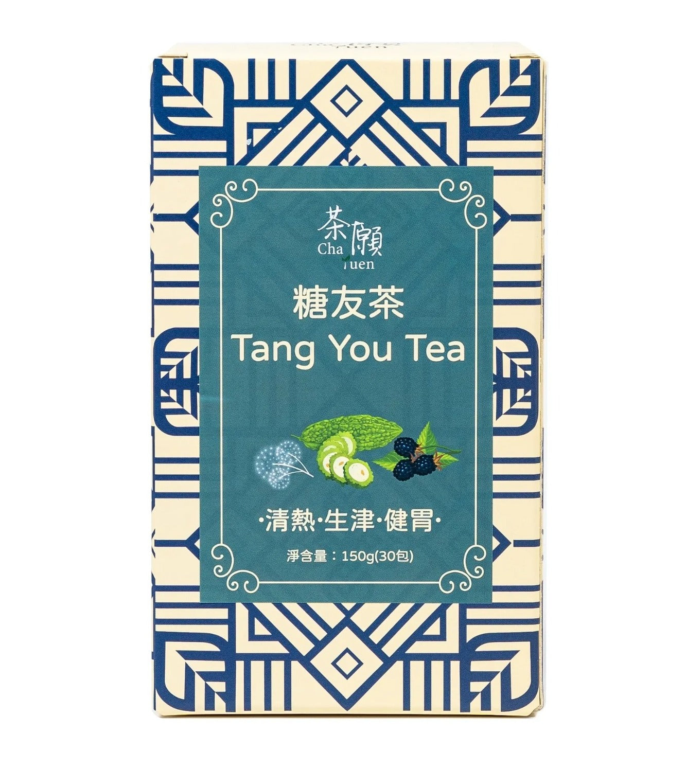 #T3772 糖友茶  150克 (30包) Tang You Tea 150g