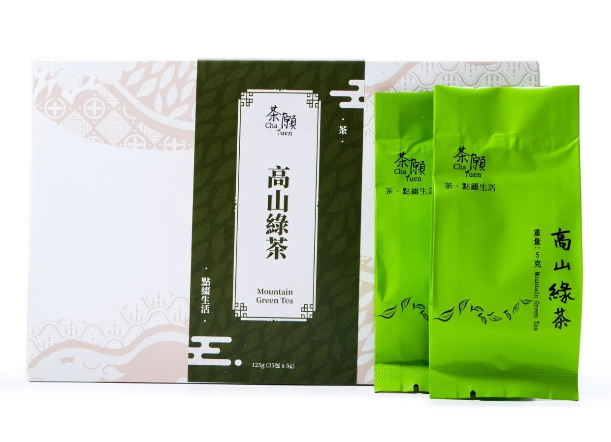 #T3774 高山綠茶  125克 (25包) Mountain Green Tea 125g