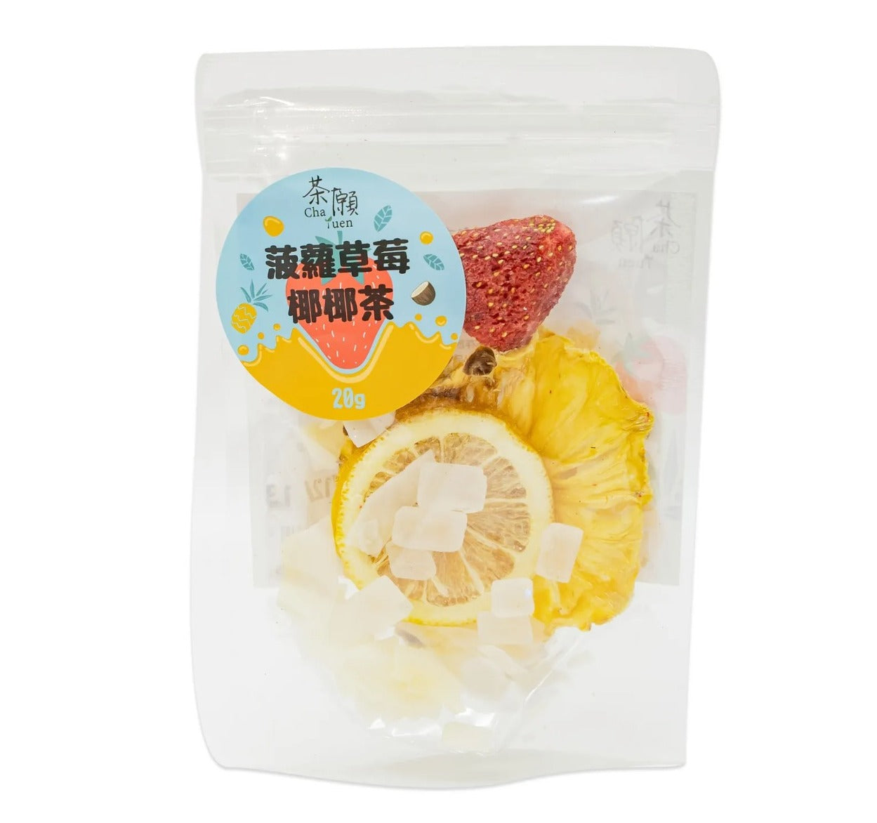 #T3818 菠蘿草莓椰椰茶 20克 Pineapple Strawberry Coconut Tea 20g