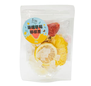 #T3818 菠蘿草莓椰椰茶 20克 Pineapple Strawberry Coconut Tea 20g