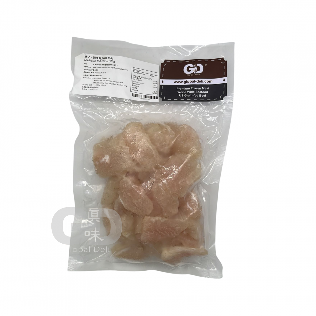 #2555調味鮮魚柳 500g (急凍 - 零下18度)