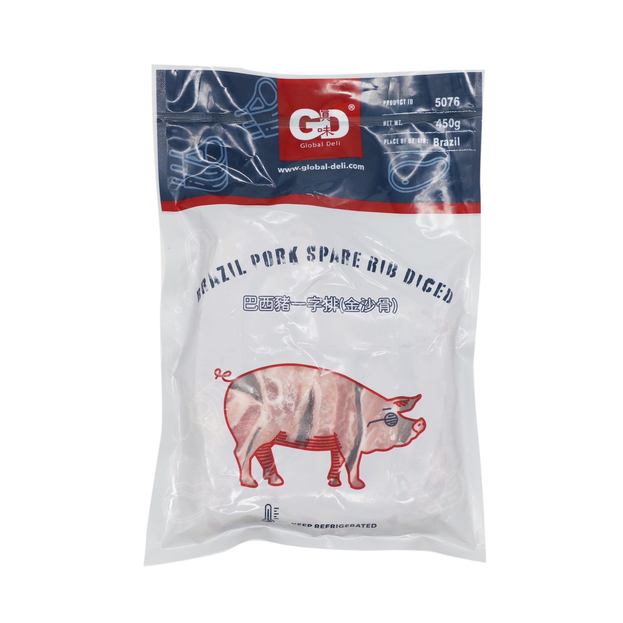 #5076 巴西一字排(金沙骨) (450g)
