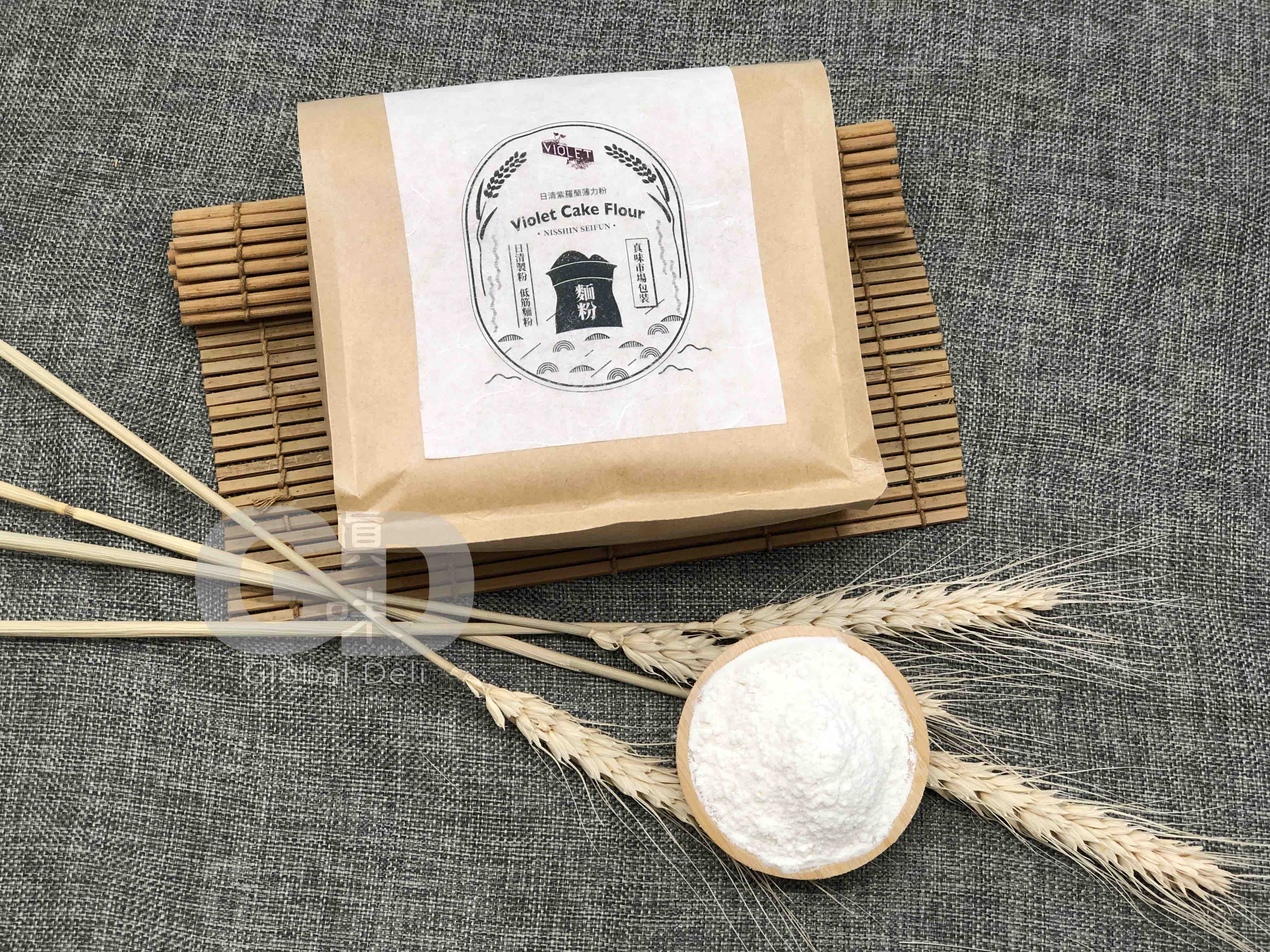 #8001 日清制粉 紫蘿蘭低根麵粉1KG Nisshin Seifun Violet Low Protein Flour