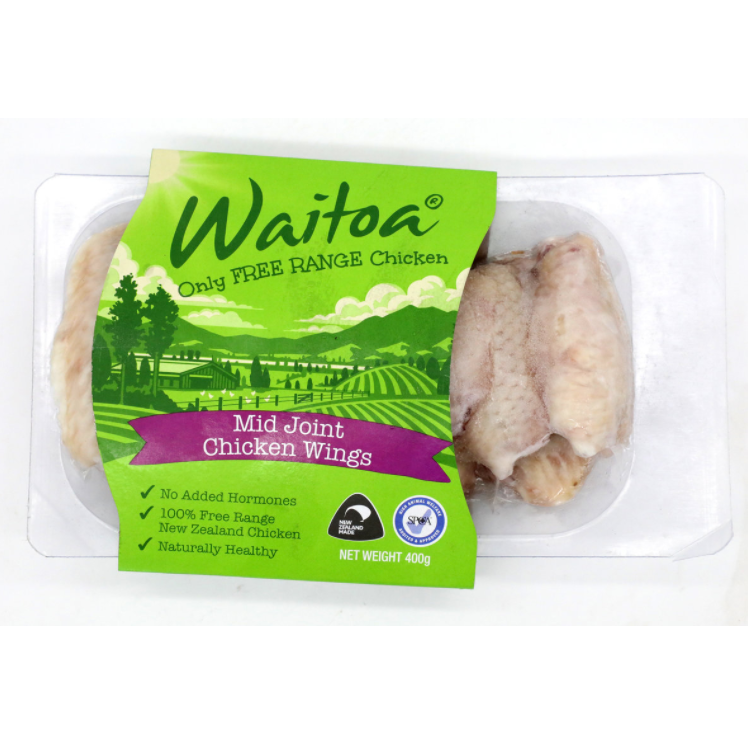 #6081 Waitoa 新西蘭無激素走地雞中亦 400g Waitoa Chicken Mid Wings 400g