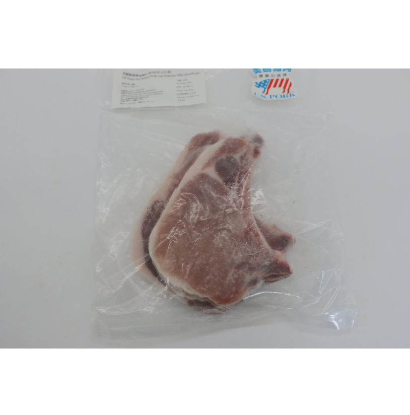 #5070 美國糓飼帶骨豬扒(4片裝)(500g)